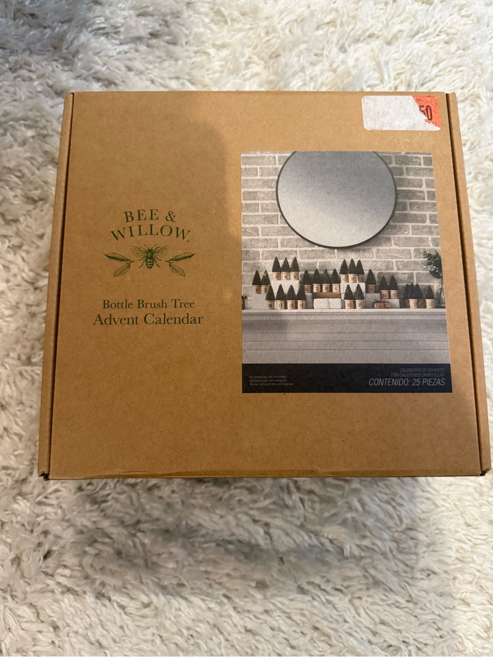 Bee & Willow Bottle Brush Tree Advent Calendar